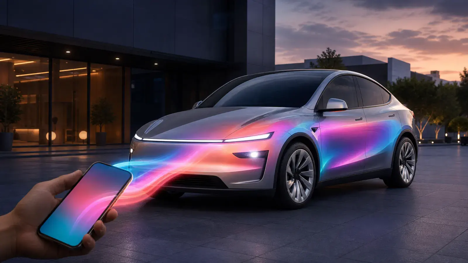 如何使用 Tesla 手机 App 上传自定义涂装