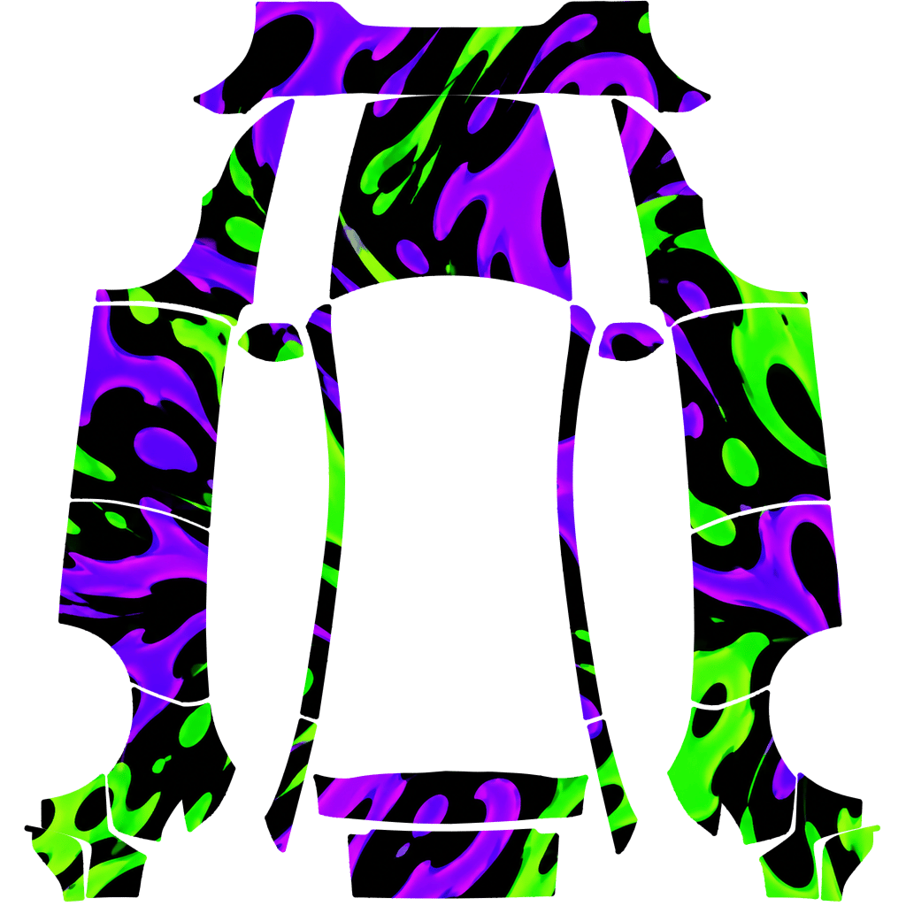Halloween Neon Purple Green