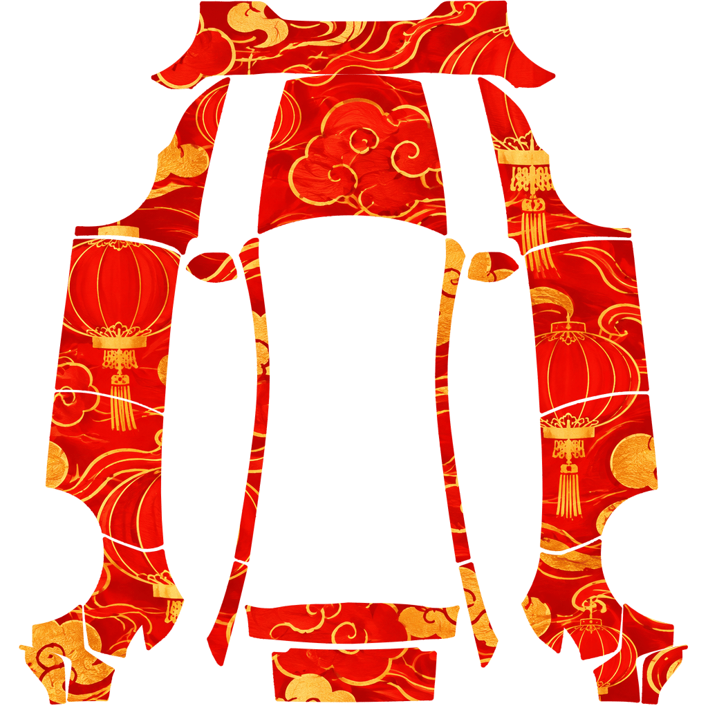 Spring Festival Red Gold Cloud Lantern