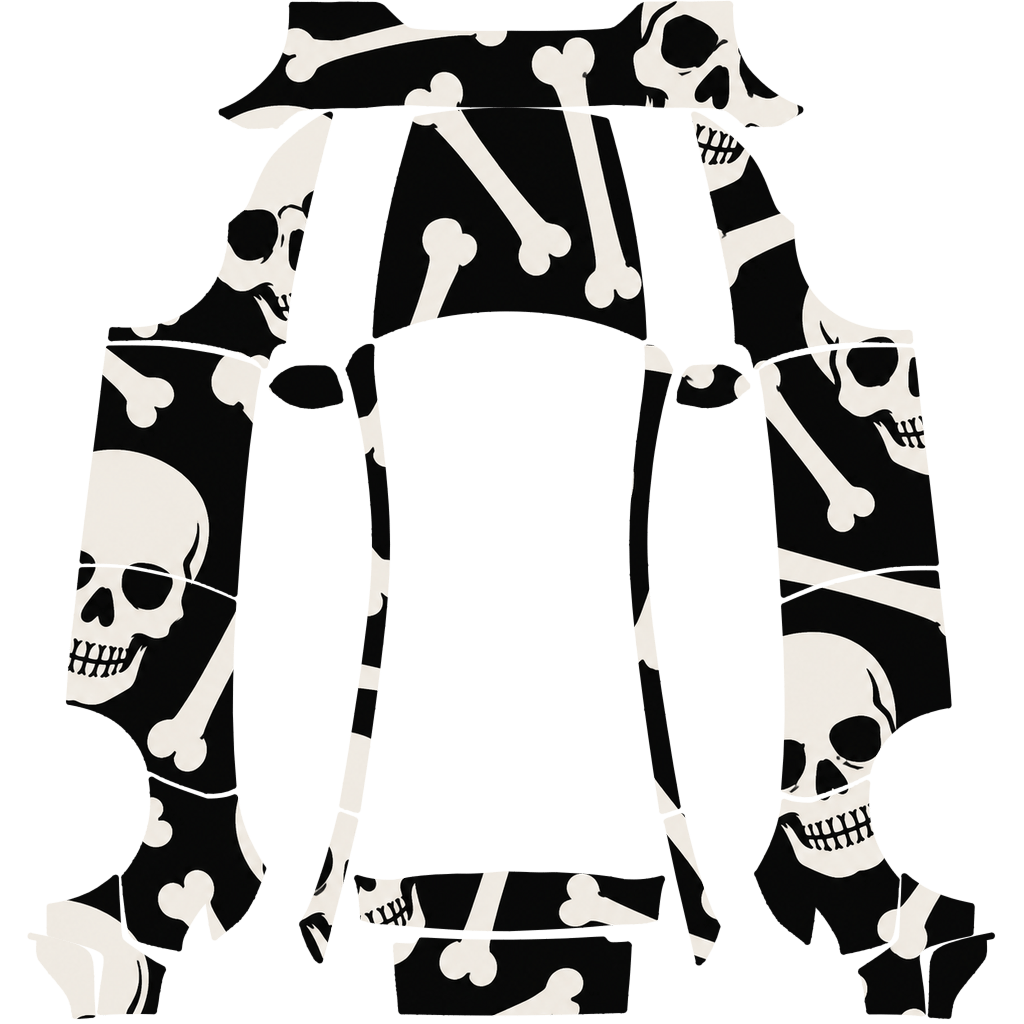 Halloween Matte Skeleton