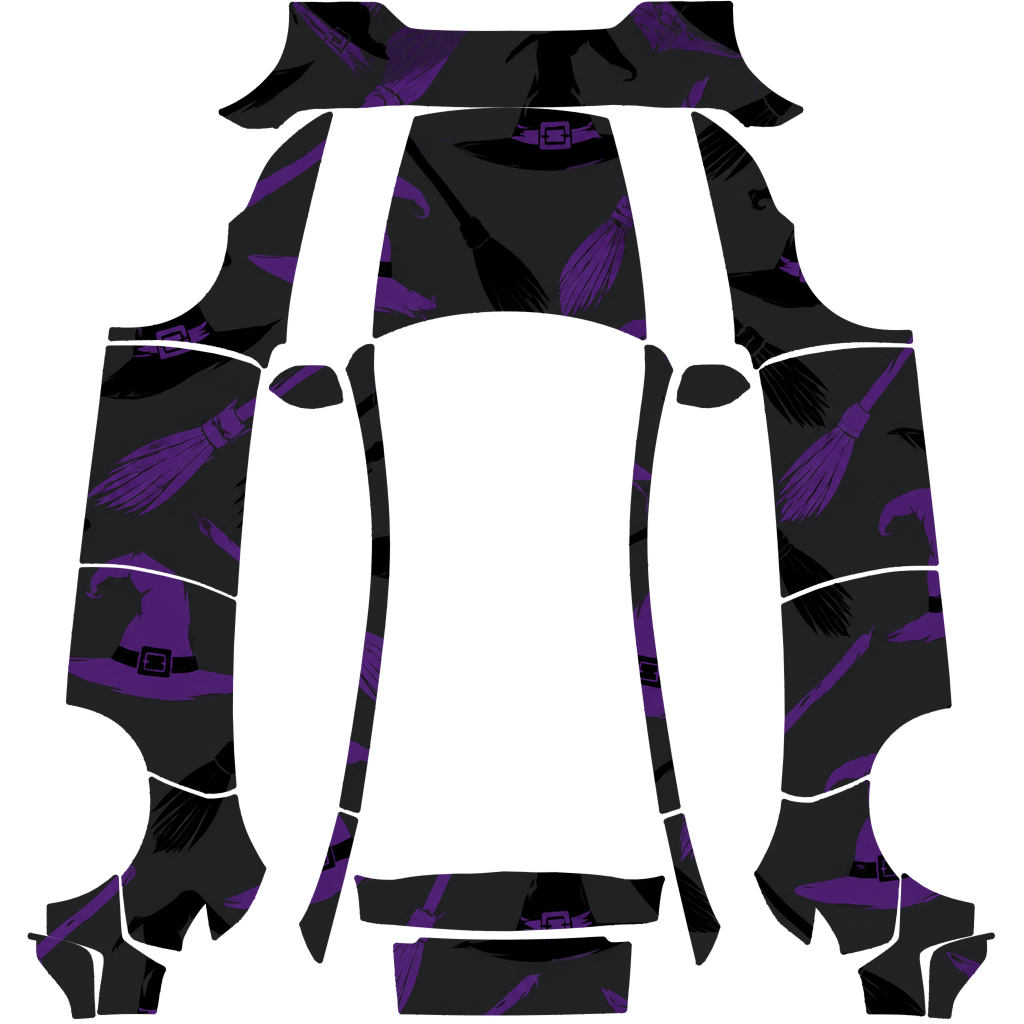 Halloween Witch Hat Broom
