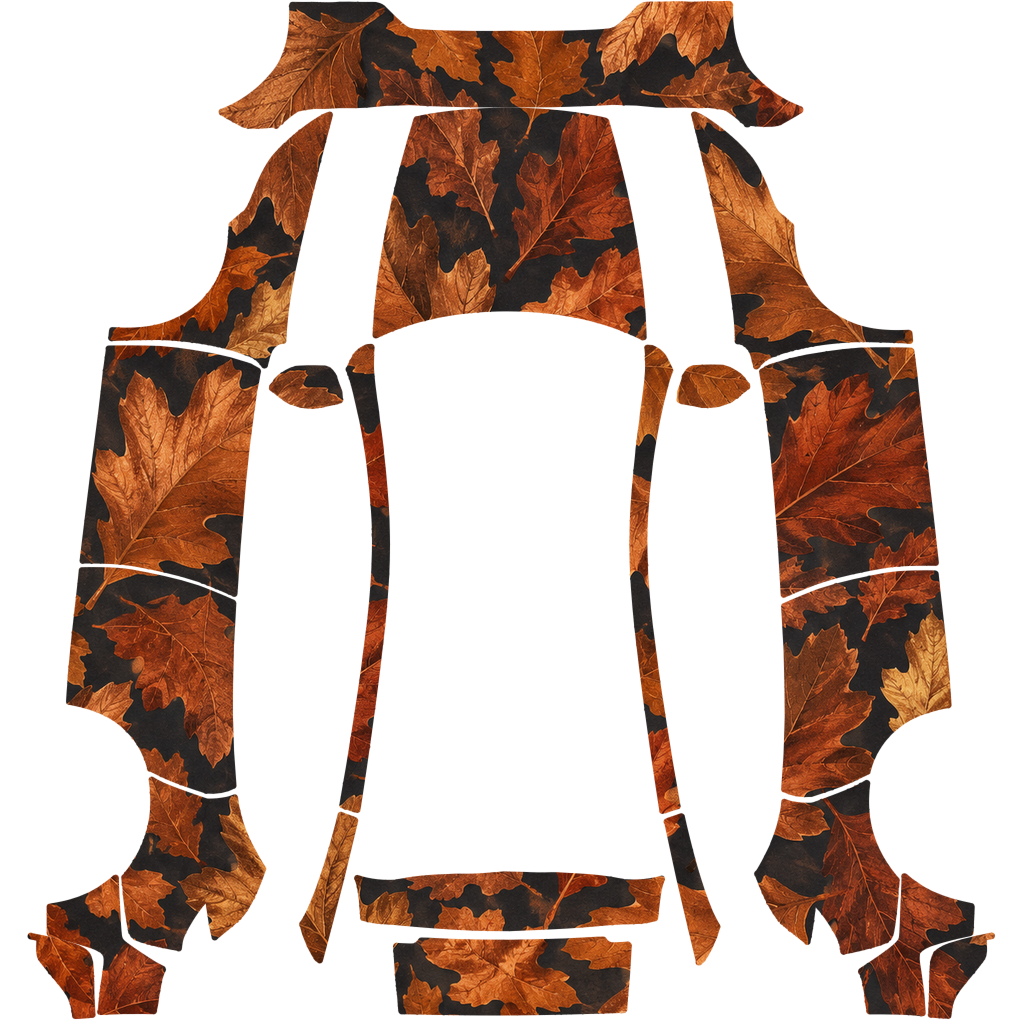 Thanksgiving Copper Oak Leaves